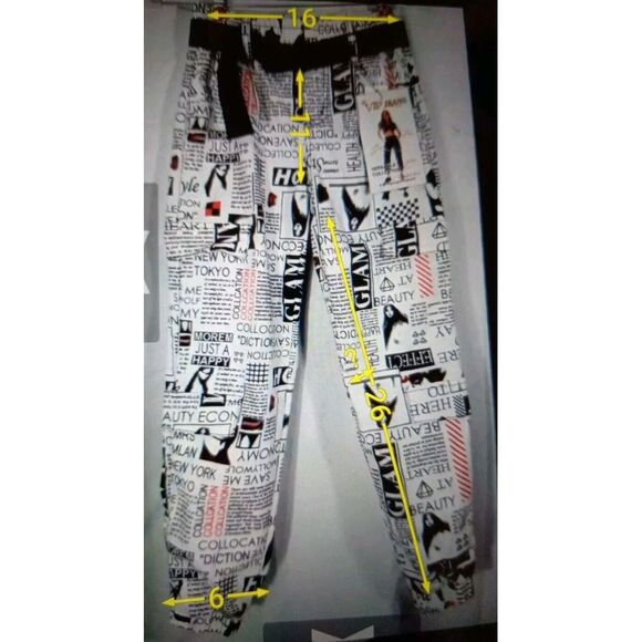 VIP jeans Women Versatile Collection Printed Sculpting Stretch Joggers Size 3x26 - Picture 3 of 9